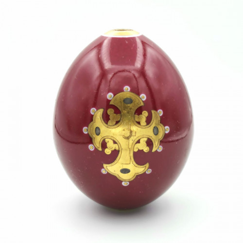 Пасхальное яйцо с изображением святого князя Александра Невского