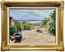 Летний пейзаж с рекой