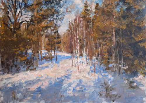 Зимний пейзаж (Полянка)