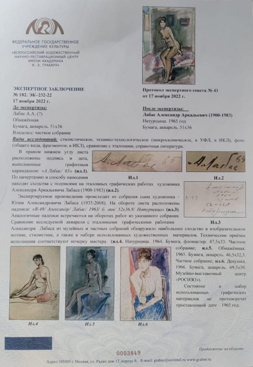Натурщица