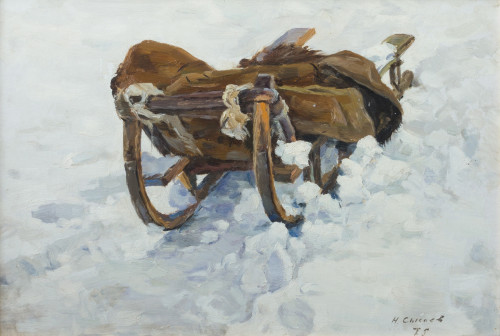 Санки (этюд к картине «Мать»)