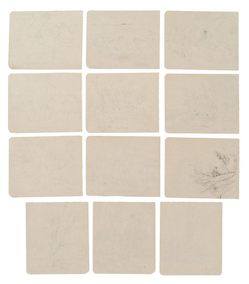  12 рисунков из серии «Виды побережья Флориды. Остров Анна-Мария»  