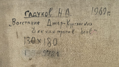Восстание Джар-Курганских декхан против баев