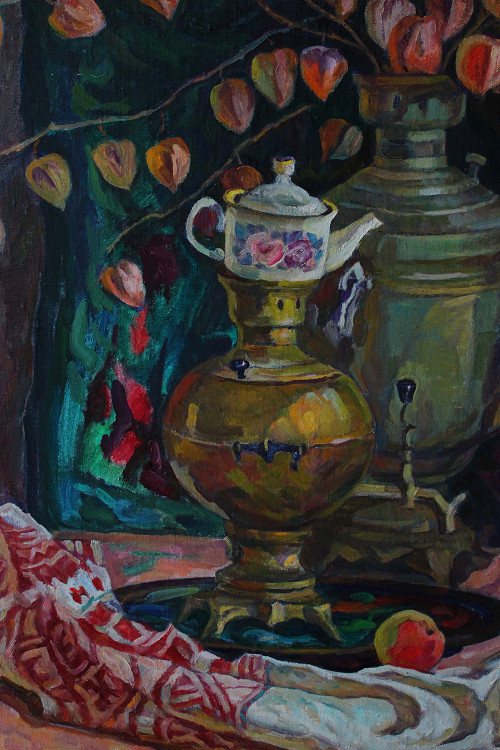 Натюрморт с самоварами