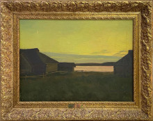 Вечер на Волге