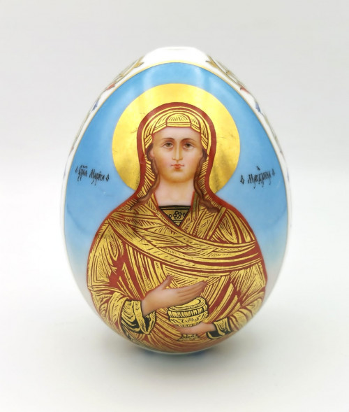 Пасхальное яйцо с изображением святой Марии Магдалины