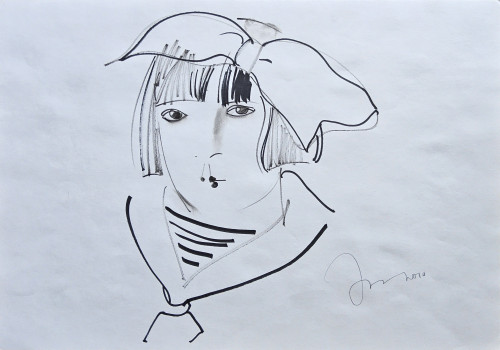 Девочка с бантиком