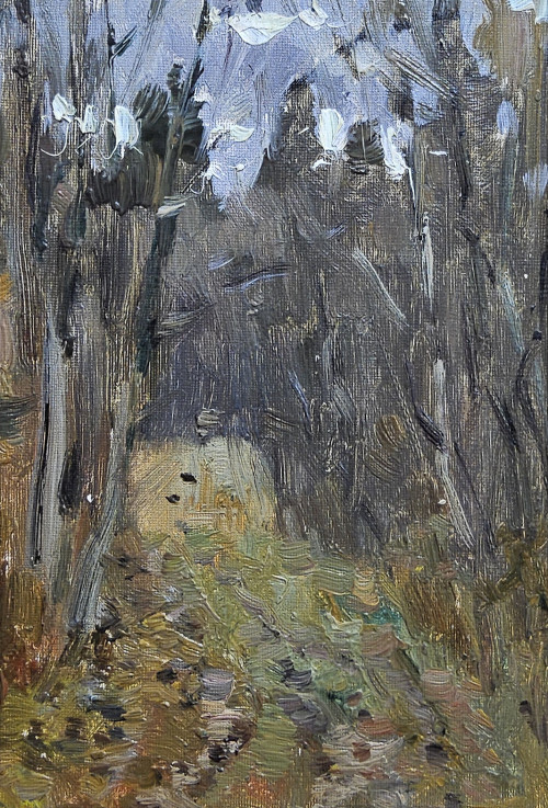 Дорога в деревню Глуби