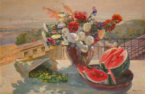 Натюрморт с арбузом