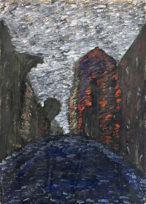 Вечер. Красный дом