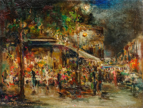 Вечерний Париж. Ле-Аль