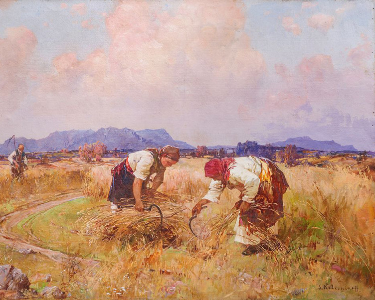 Аукцион 01.04.26 – 08.04.26  Колесников С.Ф. «Жницы»